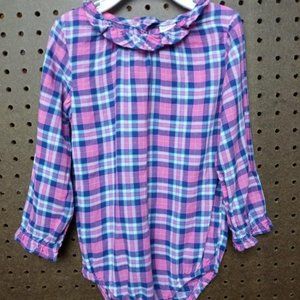 OshKosh Plaid Body Suit (24M)